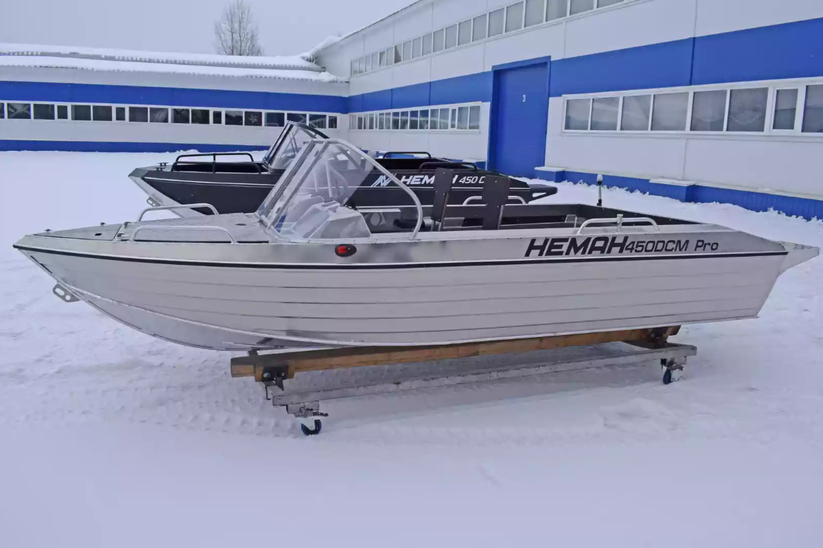 Алюминиевый катер Neman-450 DCM PRO в Гатчине Алюминиевый катер Neman-450 DCM PRO в Гатчине