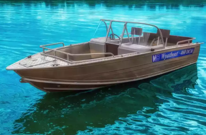 Алюминиевый катер Wyatboat-460 T DCM в Гатчине Алюминиевый катер Wyatboat-460 T DCM в Гатчине