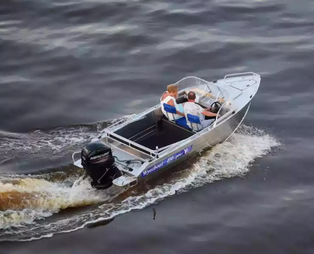 Алюминиевый катер Wyatboat-490 Pro водомет в Гатчине Алюминиевый катер Wyatboat-490 Pro водомет в Гатчине