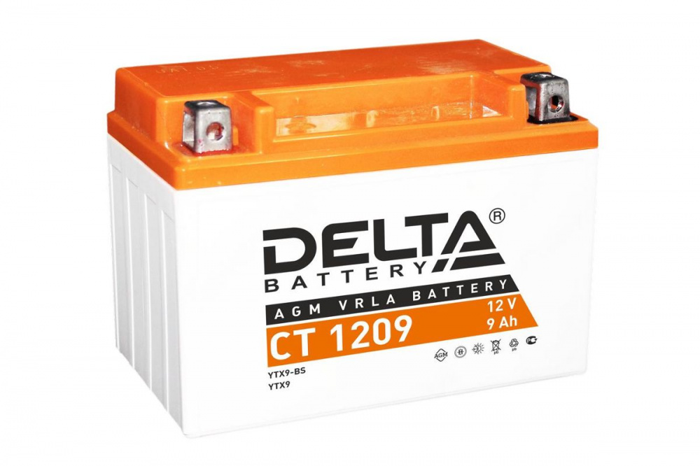 Аккумулятор Delta CT 1209 (12V / 9Ah) в Гатчине Аккумулятор Delta CT 1209 (12V / 9Ah) в Гатчине